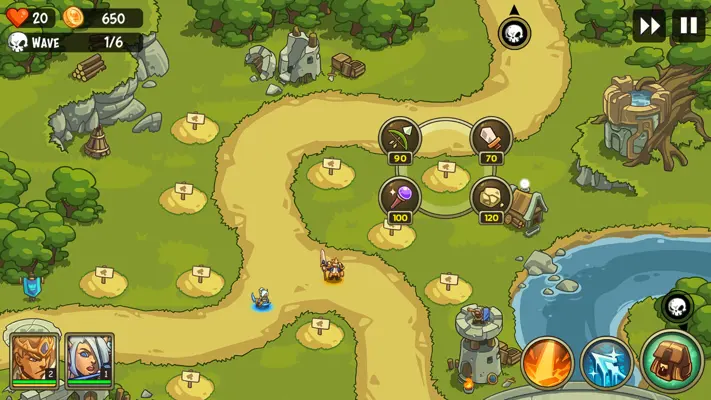 Empire Warriors TD: Defense Battle android App screenshot 9